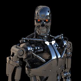 3D模型-3D model Terminator T-800 Endoskeleton